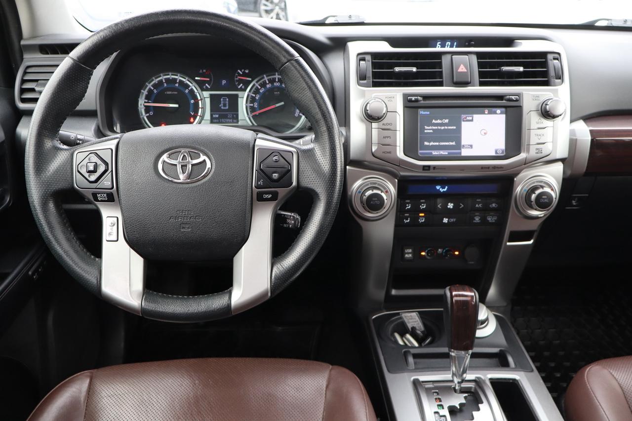 2019 Toyota 4Runner Limited 4WD 7 Passenger Brown Interior Photo