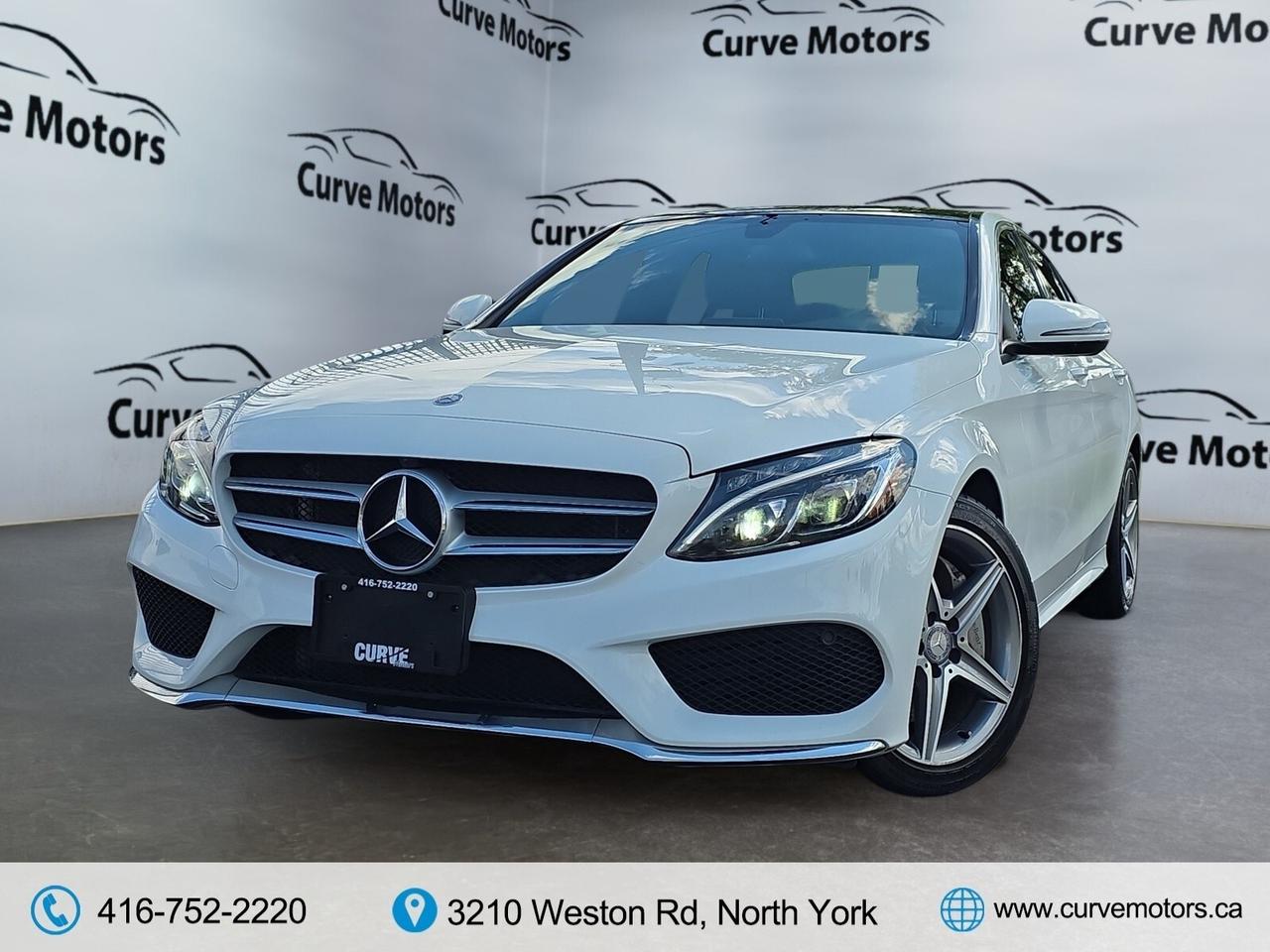 2016 Mercedes-Benz C-Class C300 4MATIC AMG PKG * NO ACCIDENTS / PANO / BLIND Photo