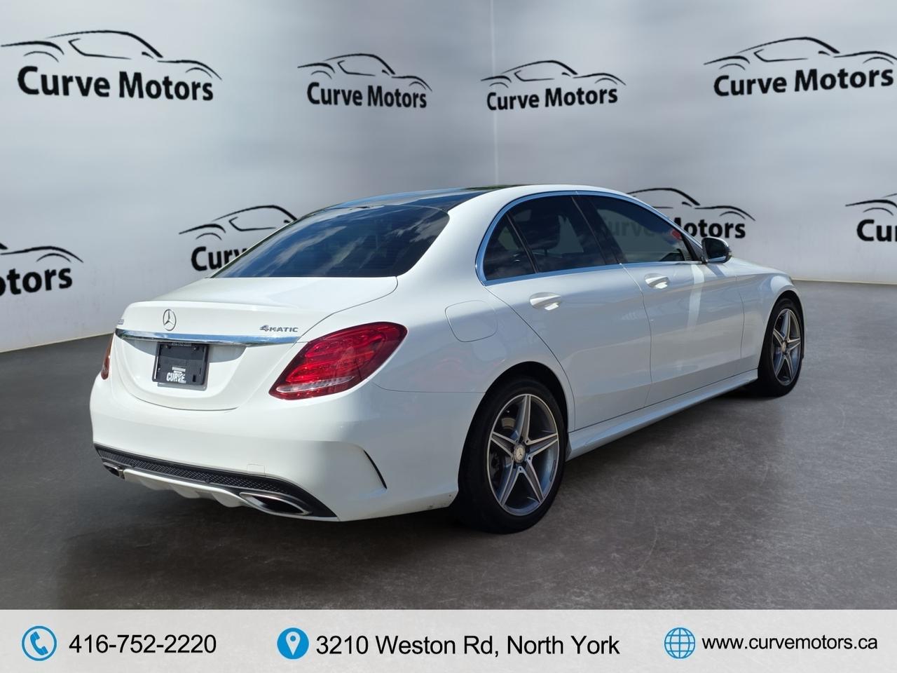 2016 Mercedes-Benz C-Class C300 4MATIC AMG PKG * NO ACCIDENTS / PANO / BLIND Photo