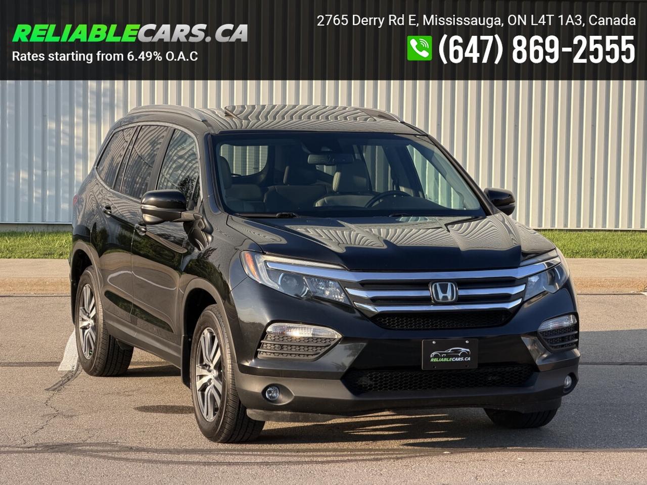 2016 Honda Pilot EX-L w/Navi | 4WD | No-Accident | 8 Passenger | Fu Photo3