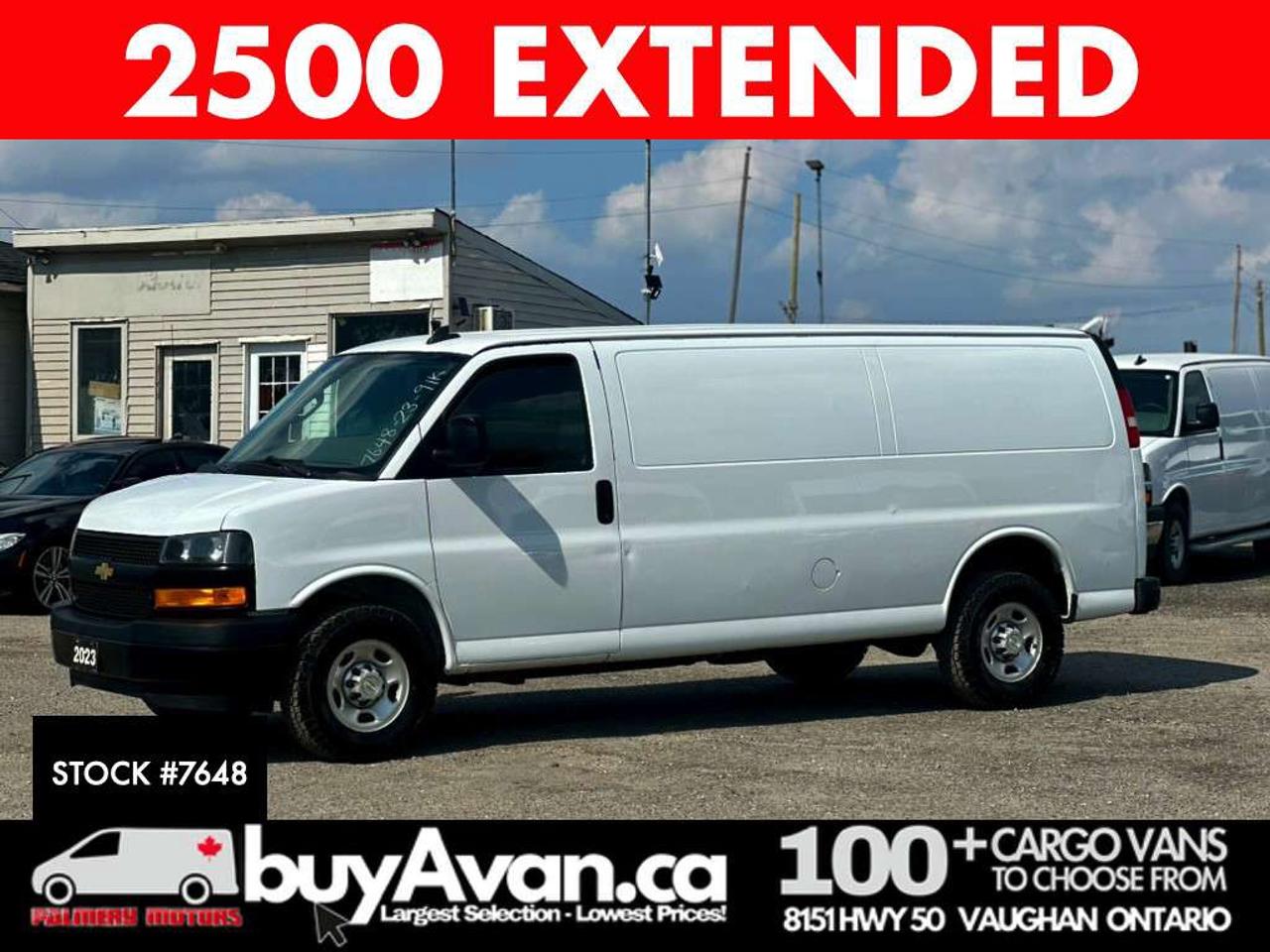 2023 Chevrolet Express 2500 Extended + No Windows *SAFETY INCLUDED* Photo