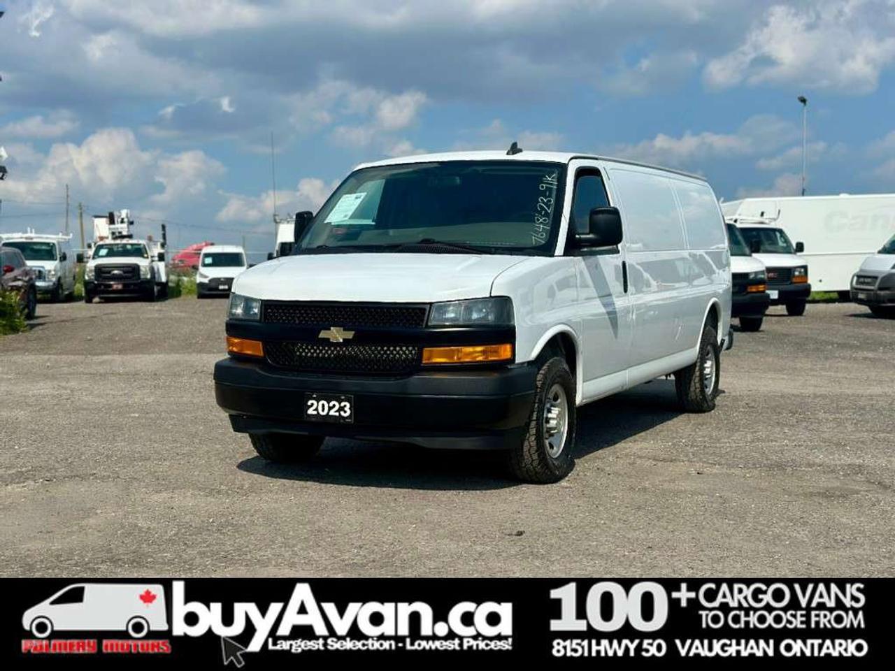 2023 Chevrolet Express 2500 Extended + No Windows *SAFETY INCLUDED* Photo4