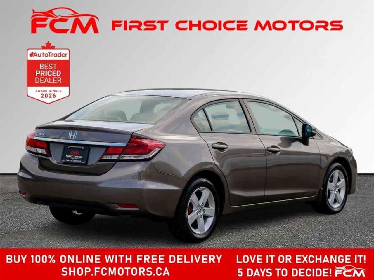 2013 Honda Civic LX   FULLY CERTIFIED WITH WARRANTY Photo