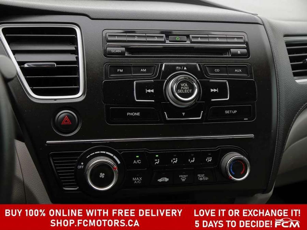 2015 Honda Civic LX   FULLY CERTIFIED WITH WARRANTY Photo