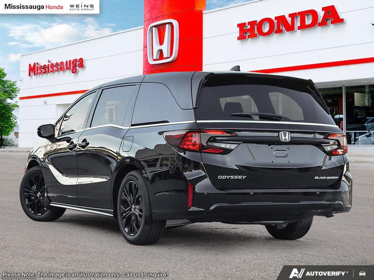 2026 Honda Odyssey Black Edition Passenger Van Photo3
