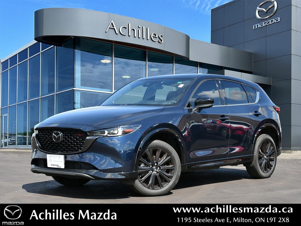 <p><span style=font-size:12pt><span style=font-family:Times New Roman,serif><strong><span style=font-family:Verdana,sans-serif>MAZDA CERTIFIED PRE-OWNED  BY ACHILLES MAZDA</span></strong></span></span></p>

<p></p>

<p><span style=font-size:12pt><span style=font-family:Times New Roman,serif><strong><span style=font-family:Verdana,sans-serif>MAZDA CERTIFIED PRE-OWNED VEHICLE BENEFITS -</span></strong><span style=font-family:Verdana,sans-serif> <strong>THIS IS INCLUDED at ACHILLES MAZDA (not an extra)</strong></span></span></span></p>

<p><span style=font-size:12pt><span style=font-family:Times New Roman,serif><span style=font-family:Verdana,sans-serif> 160-Point Detailed Inspection </span></span></span></p>

<p><span style=font-size:12pt><span style=font-family:Times New Roman,serif><span style=font-family:Verdana,sans-serif> 7-Year/140,000-Kilometre Limited Powertrain Warranty </span></span></span></p>

<p><span style=font-size:12pt><span style=font-family:Times New Roman,serif><span style=font-family:Verdana,sans-serif> 24hr Emergency Roadside Assistance </span></span></span></p>

<p><span style=font-size:12pt><span style=font-family:Times New Roman,serif><span style=font-family:Verdana,sans-serif> 30-Day/3,000-Kilometre Exchange Privilege </span></span></span></p>

<p><span style=font-size:12pt><span style=font-family:Times New Roman,serif><span style=font-family:Verdana,sans-serif> CarFax® Vehicle History Report </span></span></span></p>

<p><span style=font-size:12pt><span style=font-family:Times New Roman,serif><span style=font-family:Verdana,sans-serif> Preferred Interest rates</span></span></span></p>

<p><span style=font-size:12pt><span style=font-family:Times New Roman,serif><span style=font-family:Verdana,sans-serif> Available Extended Warranty/Coverage</span></span></span></p>

<p></p>

<p><span style=font-size:12pt><span style=font-family:Times New Roman,serif><strong><span style=font-family:Verdana,sans-serif>Our all-inclusive pricing on this excellent vehicle also includes:</span></strong></span></span></p>

<p><span style=font-size:12pt><span style=font-family:Times New Roman,serif><span style=font-family:Verdana,sans-serif> Nitrogen Tire Inflation</span></span></span></p>

<p><span style=font-size:12pt><span style=font-family:Times New Roman,serif><span style=font-family:Verdana,sans-serif> OMVIC Fee</span></span></span></p>

<p><span style=font-size:12pt><span style=font-family:Times New Roman,serif><span style=font-family:Verdana,sans-serif> Available low rate financing</span></span></span></p>

<p></p>

<p><span style=font-size:12pt><span style=font-family:Times New Roman,serif><span style=font-family:Verdana,sans-serif>*Price listed is all-inclusive, plus HST and Licensing Only </span></span></span></p>

<p></p>

<p><span style=font-size:12pt><span style=font-family:Times New Roman,serif><span style=font-family:Verdana,sans-serif>We Want to Be Your Mazda Dealer</span></span></span></p>

<p></p>

<p><span style=font-size:12pt><span style=font-family:Times New Roman,serif><span style=font-family:Verdana,sans-serif>#idealclubhousecareexperience</span></span></span></p>
<p>&nbsp;</p>

<p><strong>Appointments For New or Pre-Owned Vehicles are always preferred...Speak with one of our Clubhouse Care Specialists prior to your visit so we can prepare and make your experience with us as efficient as possible.</strong></p>

<p><strong>Come and Experience the Achilles Mazda of Milton Difference. You owe it to yourself.</strong></p>