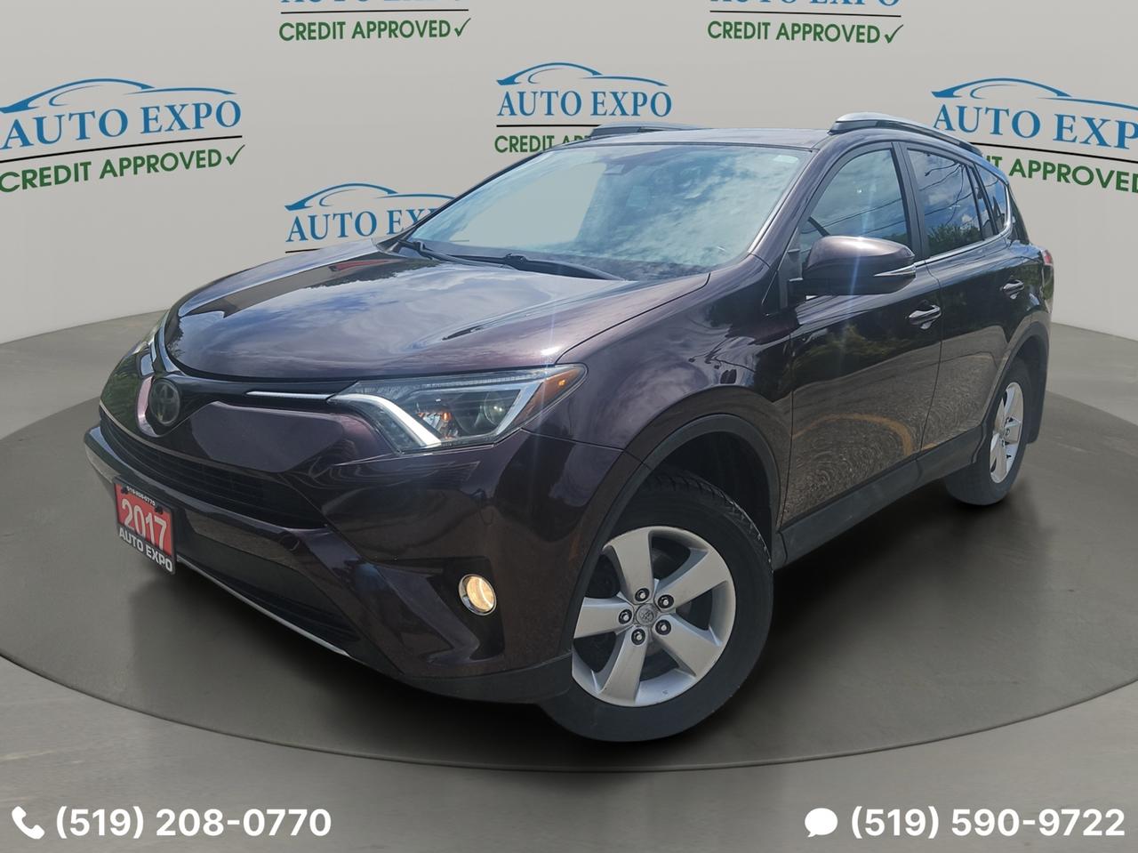 <p>Looking for a reliable and versatile SUV thats perfect for everything from your daily commute to weekend adventures? Auto Expo Inc. is thrilled to present this fantastic used 2017 Toyota RAV4 XLE, a vehicle that perfectly blends practicality with a touch of premium comfort. This eye-catching burgundy RAV4, with its sophisticated dark grey interior, offers a spacious and comfortable cabin designed to make every drive a pleasure. Whether youre navigating city streets or heading out of town, this RAV4 is ready to be your trusted companion.</p><p>This particular 2017 RAV4 XLE boasts a robust 4-cylinder engine paired with a smooth automatic transmission, ensuring efficient performance for all your driving needs. The front-wheel-drive system provides a nimble and responsive feel, while the 5-door body style offers excellent accessibility and cargo versatility. With a solid 179,000 kilometers on the odometer, this RAV4 has been well-maintained and is eager to continue serving its next owner with Toyotas renowned dependability. Come down to Auto Expo Inc. and experience this capable SUV for yourself.</p><p>Here are 5 features that make this 2017 Toyota RAV4 XLE truly stand out:</p><ul><li><strong>Sunroof:</strong> Imagine soaking up the sun or enjoying a starlit sky on your drives. This RAV4s sunroof adds an open and airy feel to the cabin, elevating your driving experience.</li><li><strong>Bluetooth Connectivity:</strong> Stay seamlessly connected on the go. Easily stream your favourite music, make hands-free calls, and access your phones features without taking your eyes off the road.</li><li><strong>Backup Camera:</strong> Parking and maneuvering in tight spaces have never been easier or safer. The integrated backup camera provides a clear view of whats behind your vehicle, giving you confidence in every manoeuvre.</li><li><strong>No Accidents:</strong> Drive with peace of mind knowing this RAV4 has a clean history and has never been involved in an accident. It&rsquo;s a testament to its well-cared-for life.</li><li><strong>XLE Trim:</strong> The XLE trim signifies a step up in comfort and convenience, offering a well-appointed interior and desirable features that enhance both daily usability and overall driving enjoyment.</li></ul><p><strong><em>Powered by AutoIntelligence&trade;</em></strong></p><p>Vehicle information has been generated using artificial intelligence and is provided for informational purposes only. While efforts are made to ensure accuracy, please confirm all details directly with the dealer.</p><p>If the ad is online, then it is available, and this Unit will not disappoint you.</p><p>We Finance,,,</p><p>OMVIC Licensed, UCDA & Carfax Member,,,</p><p>We specialize in domestic and imported vehicles! Our wide selection offers something for every need and budget! Visit us @ 450 Belmont Ave West, Kitchener!</p>