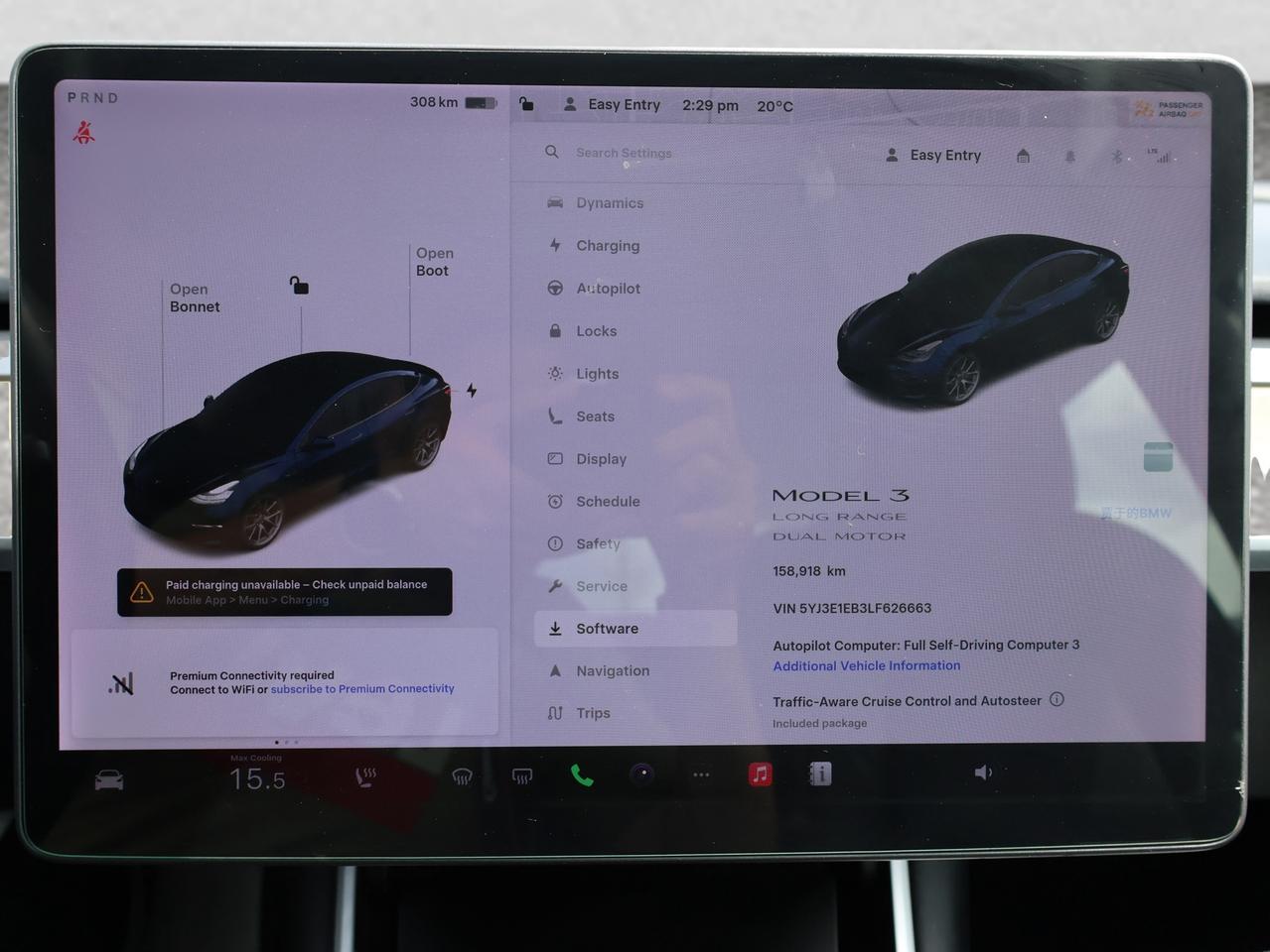 2020 Tesla Model 3 LONG RANGE AWD CERTIFIED *ACCIDENT FREE* CAMERA NAV BLUETOOTH LEATHER HEATED SEATS PANO ROOF CRUISE ALLOYS Photo