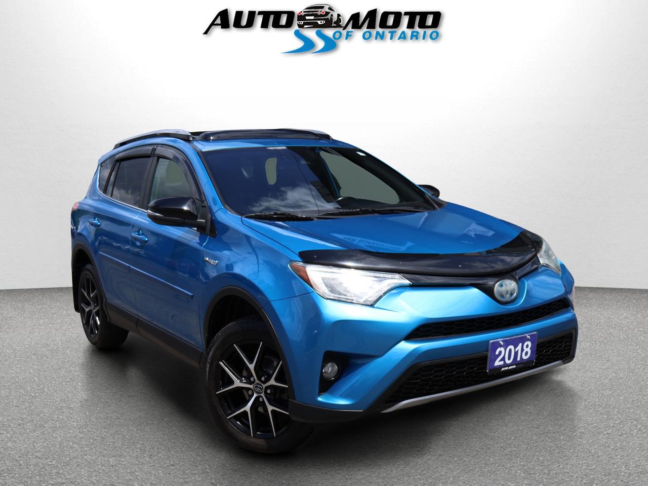 2018 Toyota RAV4 Hybrid SE AWD CERTIFIED *ACCIDENT FREE* CAMERA NAV BLUETOOTH LEATHER HEATED SEATS SUNROOF CRUISE ALLOYS Photo