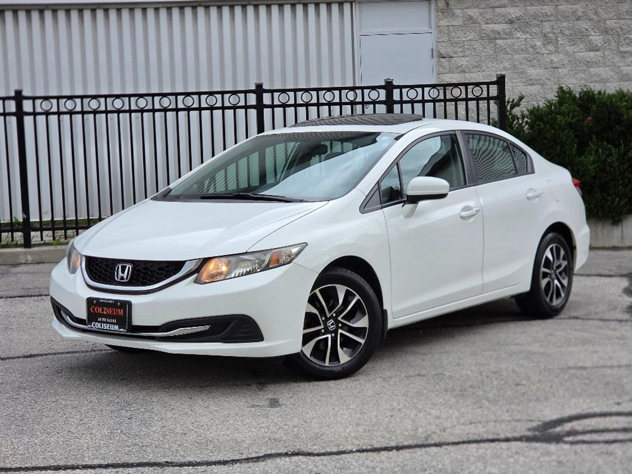 Used 2015 Honda Civic EX-AUTOMATIC-SUNROOF-CERTIFIED for sale in Toronto, ON