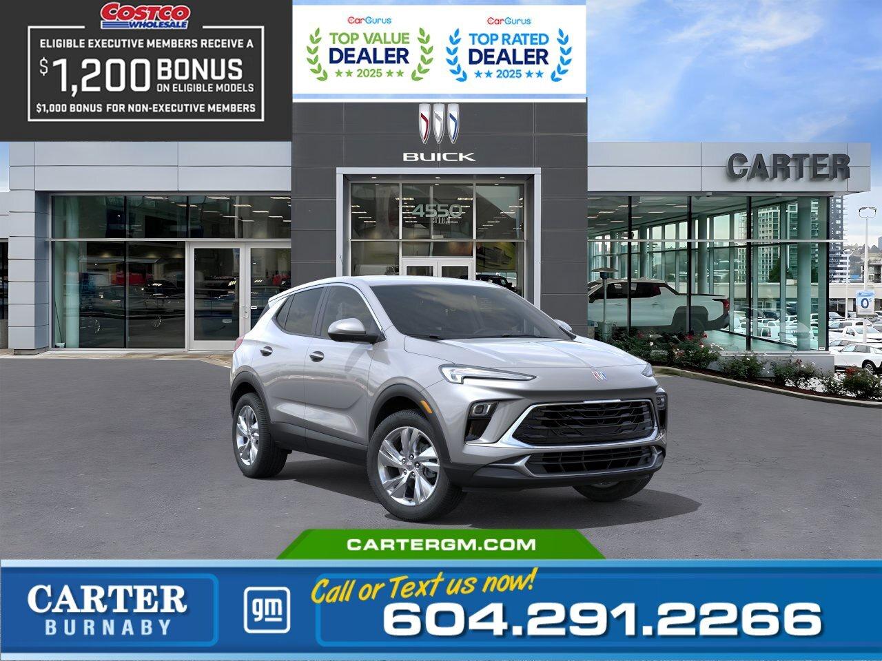 Exclusive savings are back for Costco members at Carter GM Burnaby! Combining Costco bonuses with eligible manufacturer incentives for exceptional value. Receive a $1,200 Executive Member Bonus or your $1,000 Non-Executive Member Bonus on select models, plus additional manufacturer incentives for which members may qualify.   Visit us today or contact our team to confirm eligibility and secure your Costco member savings while this limited time offer lasts!  WHY CARTER GM BURNABY?  - An unrivalled vehicle purchasing experience! - Exceeding our loyal customers expectations since 1963 - 4.5 Google star rating with 2,300+ customer reviews) - CarGurus Top-Rated Dealer 2025 Award - CarGurus Top Value Dealer 2025 Award - Vehicle trades welcome! Best price guaranteed! - We provide upfront pricing, zero hidden fees, and 100% transparency - Fast approvals and 99% acceptance rates (no matter your current credit status!) - Multilingual staff (many languages spoken) - Comfortable non-pressured environment with in-store television, WIFI and a childrens play area! - In-store restaurant: fresh daily menu        Were here to help you drive the vehicle you want, the vehicle you deserve! QUESTIONS? GREAT! WEVE GOT ANSWERS! To speak with a friendly vehicle specialist - CALL NOW! The advertised price includes all standard dealer fees and any applicable manufacturer or dealer incentives. It does not include applicable taxes, licensing, insurance, or optional products or services. Dealer fees will be clearly broken out and itemized on the bill of sale, maximum total of fees $699.00. Prices are shown in Canadian dollars. While we make every effort to ensure accuracy, vehicle details, pricing, options, and availability are subject to change without notice. Please confirm all information with dealership sales management before purchase. Dealer Code: 81129