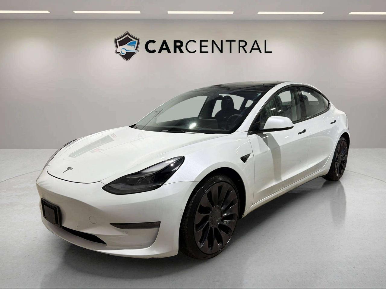 Performance, 1 OWNER,  Dual Motor All-Wheel Drive, Single-Speed Automatic, AWD, Performance Upgrade Package, 20" &Uuml;berturbine Wheels, Performance Brakes, Sport Suspension, Heated Front and Rear Seats, Heated Steering Wheel, Premium Audio System, 15" Touchscreen Display, Navigation, Autopilot, Rear View Camera.

The 2022 Tesla Model 3 Performance is a high-output all-electric sedan powered by a dual motor all-wheel drive system paired with a single-speed automatic transmission, delivering instant acceleration and precise handling. It combines everyday practicality with true performance capability, featuring advanced driver assistance technology, a minimalist premium interior, and efficient electric driving range. Available now in Barrie.

CARFAX: Free Carfax report on all our listing. Just go on our website and click view Carfax report.


CERTIFICATION: Have your new pre-owned vehicle certified at Car Central! We offer a full safety inspection exceeding industry standards including oil change, and professional detailing prior to delivery. Vehicles are not drivable, if not certified and not e-tested, certification package is available for $749. All trade-ins are welcome. Taxes, licensing are extra.


PRICE: We believe everyone deserves to get the best price possible on their new pre-owned vehicle without having to go through uncomfortable negotiations. Our Market Value Pricing (MVP) allows you to buy with confidence. We do this by constantly monitoring the market and adjusting our prices below the market average you can buy confidently knowing you are getting the best price possible! No haggle pricing. No pressure. Why pay more somewhere else. **CASH PRICE** will be an additional $1750 and it will include 1 Year or 15,000 kms Powertrain warranty. 


SERVICE: Schedule an appointment with Car Central Service Centre to bring your vehicle in for all its needs. Simply click on the link below and book your appointment. Our licensed technicians and repair facility offer the highest quality services at the most competitive prices. All work is manufacturer warranty approved and comes with 2-year parts and labour warranty. Start saving hundreds of dollars by servicing your vehicle with Car Central. Call us at 705-503-5000 or follow this link to book an appointment today! https://www.carcentral.ca/contact-us/


WARRANTY: This vehicle qualifies for an extended warranty with different terms and coverages available. Dont forget to ask for help choosing the right one for you.


FINANCING: No credit? New to the country? Bankruptcy? Consumer proposal? Collections? You dont need good credit to finance a vehicle. Bad credit is usually good enough. Give our finance and credit experts a chance to get you approved and start rebuilding credit today! On the spot financing, instant approvals, and no payments for 6 months is also available O.A.C!


Any vehicle stock number starting with Letter R are Previous daily Rental.


With over 30 years of experience, Car Central is a proud family-owned business and a trusted member of the UCDA. Our mission is to offer not only the best prices but also high-quality, reliable vehicles and an exceptional customer experience. We believe in making your car buying journey stress-free, with absolutely no pressurejust honest service you can rely on."