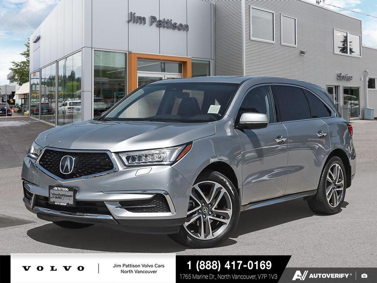 Low KM | 7 Passenger | Legendary Acura Reliability

This clean, local 2017 Acura MDX Navigation has been exceptionally well cared for and boasts a no-accident history, making it an outstanding choice for families seeking a premium SUV with proven reliability, comfort, and versatility. Powered by Acuras smooth 3.5L V6 engine, the MDX delivers confident performance, excellent highway manners, and seating for up to seven passengers.

Key Features Include:

 Clean local vehicle with no accident history
 3.5L i-VTEC V6 engine with smooth automatic transmission
 Navigation system with large touchscreen display and voice guidance
 Leather seating surfaces with heated front seats
 Power moonroof and power tailgate
 Tri-zone automatic climate control
 Blind Spot Information System and rear cross-traffic alert
 Bluetooth connectivity, SiriusXM, and premium audio system
 Keyless entry with push-button start
 Rearview camera and parking sensors
 18-inch alloy wheels

Combining luxury, practicality, and Acuras renowned dependability, the MDX remains one of the most sought-after premium SUVs on the market. With its clean local history, no accidents, and impressive feature set, this MDX represents exceptional value.

Visit Jim Pattison Volvo Cars North Vancouver today and take this beautiful Acura MDX for a test drive.

Price includes documentation fee ($595) and VSA Transaction Levy ($10). Finance placement fee ($695) if applicable, GST and PST are additional. D#10969
