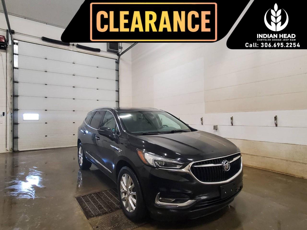 <p>The <strong>2019 Buick Enclave Essence AWD</strong> finished in <strong>Black</strong> is a <strong>gas-powered, all-wheel drive SUV</strong> that comfortably seats <strong>seven passengers</strong>, delivering premium comfort, spacious versatility, and confident performance for every journey.</p><p>Powered by a proven <strong>3.6L V6 gasoline engine</strong> paired with an <strong>automatic transmission</strong>, the Enclave offers smooth, refined performance and confident all-weather capability thanks to Buick's intelligent All-Wheel Drive system. Known for its quiet ride, upscale interior, and family-friendly design, the Enclave continues to be a popular choice for drivers seeking premium comfort without sacrificing practicality.</p><p>Inside, you'll find a spacious three-row cabin with seating for seven, heated front seats, power-adjustable front seats, remote start, keyless entry, cruise control, Smart Device Integration, Bluetooth® connectivity, Wi-Fi® hotspot capability, power windows, and generous cargo space that easily adapts to busy family life, road trips, or everyday errands.</p><p>Safety and driver confidence are enhanced with features including a backup camera, lane assist, parking sensors, and Buick's suite of advanced safety technologies designed to help provide added peace of mind on every drive.</p><p>With its refined driving experience, premium features, impressive interior space, and dependable all-wheel drive capability, the <strong>2019 Buick Enclave Essence AWD</strong> is an outstanding SUV for families, commuters, and anyone looking for comfort, versatility, and confidence in every season.</p><p>Please confirm all vehicle details and features with our sales team prior to purchase and start the buying process today at <strong>Indian Head Chrysler Dodge Jeep Ram Ltd.</strong>, proudly serving Indian Head and welcoming drivers from Regina and surrounding area, Yorkton, Melville, the Qu'Appelle Valley, and communities across Saskatchewan. We are worth the trip!</p><p><strong>Final price does not include taxes, $699 administration fee and any dealer installed accessories.</strong></p>