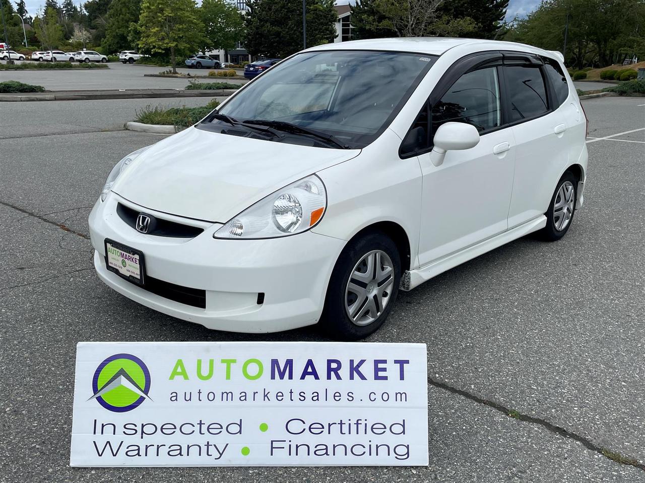 LOCAL CAR, NO ACCIDENTS, AUTOMATIC, SUPER LOW KM'S. LOADED WITH A/C, POWER WINDOWS AND POWER LOCKS. GREAT FINANCING, WARRANTY AND FULLY INSPECTED!<br /><br />&ldquo;No Pricing Tricks, No Hidden Fees&mdash;Just Great Cars at Great Prices&rdquo;. If you see a better price on the internet then ask what the sellers extra purchase fees are and if you have to finance the vehicle to obtain their advertised price. Every vehicle at Automarket is inspected, Warrantied and Financeable!<br /><br />Welcome to the Automarket, your community dealership of "YES". We are featuring an exceptionally clean and beautiful Honda Fit that is Localand has No Accident Claims.&nbsp;<br /><br />Loaded with all of the best features such as Automatic Transmission, Air Conditioning, Power Windows and Lockas and so much more.<br /><br />Having been fully inspected, we know that the Brakes are 80% New in front and 50% New in the Rear. We have also tested the battery and the coolant as well as fully detialed the vehicle for your enjpyment and peace of mind.<br /><br />2 LOCATIONS TO SERVE YOU, BE SURE TO CALL FIRST TO CONFIRM WHERE THE VEHICLE IS PARKED<br />WHITE ROCK 604-542-4970 LANGLEY 604-533-1310 OWNER'S CELL 604-649-0565<br /><br />We are a family owned and operated business since 1983 and we are committed to offering outstanding vehicles backed by exceptional customer service, now and in the future.<br />What ever your specific needs may be, we will custom tailor your purchase exactly how you want or need it to be. All you have to do is give us a call and we will happily walk you through all the steps with no stress and no pressure.<br />WE ARE THE HOUSE OF YES?<br />ADDITIONAL BENFITS WHEN BUYING FROM SK AUTOMARKET:<br />ON SITE FINANCING THROUGH OUR 17 AFFILIATED BANKS AND VEHICLE FINANCE COMPANIES<br />IN HOUSE LEASE TO OWN PROGRAM.<br />EVRY VEHICLE HAS UNDERGONE A 120 POINT COMPREHENSIVE INSPECTION<br />EVERY PURCHASE INCLUDES A FREE POWERTRAIN WARRANTY<br />EVERY VEHICLE INCLUDES A CARFAX AND ICBC DAMAGE REPORT<br />EVERY VEHICLE IS GUARANTEED LIEN FREE<br />DISCOUNTED RATES ON PARTS AND SERVICE FOR YOUR NEW CAR AND ANY OTHER FAMILY CARS THAT NEED WORK NOW AND IN THE FUTURE.<br />36 YEARS IN THE VEHICLE SALES INDUSTRY<br />A+++ MEMBER OF THE BETTER BUSINESS BUREAU<br />RATED TOP DEALER BY CARGURUS 2 YEARS IN A ROW<br />MEMBER IN GOOD STANDING WITH THE VEHICLE SALES AUTHORITY OF BRITISH COLUMBIA<br />MEMBER OF THE AUTOMOTIVE RETAILERS ASSOCIATION<br />COMMITTED CONTRIBUTER TO OUR LOCAL COMMUNITY AND THE RESIDENTS OF BC<br /><br /><br /> This vehicle has been Fully Inspected, Certified and Qualifies for Our Free Extended Warranty.Don't forget to ask about our Great Finance and Lease Rates. We also have a Options for Buy Here Pay Here and Lease to Own for Good Customers in Bad Situations. 2 locations to help you, White Rock and Langley. Be sure to call before you come to confirm the vehicles location and availability or look us up at www.automarketsales.com. White Rock 604-542-4970 and Langley 604-533-1310. Serving Surrey, Delta, Langley, Richmond, Vancouver, all of BC and western Canada. Financing & leasing available. CALL SK AUTOMARKET LTD. 6045424970. Call us toll-free at 1 877 813-6807. $999 Documentation fee (negotiable) and applicable taxes are in addition to advertised prices. LANGLEY LOCATION DEALER# 40038 S. SURREY LOCATION DEALER #9987<br />