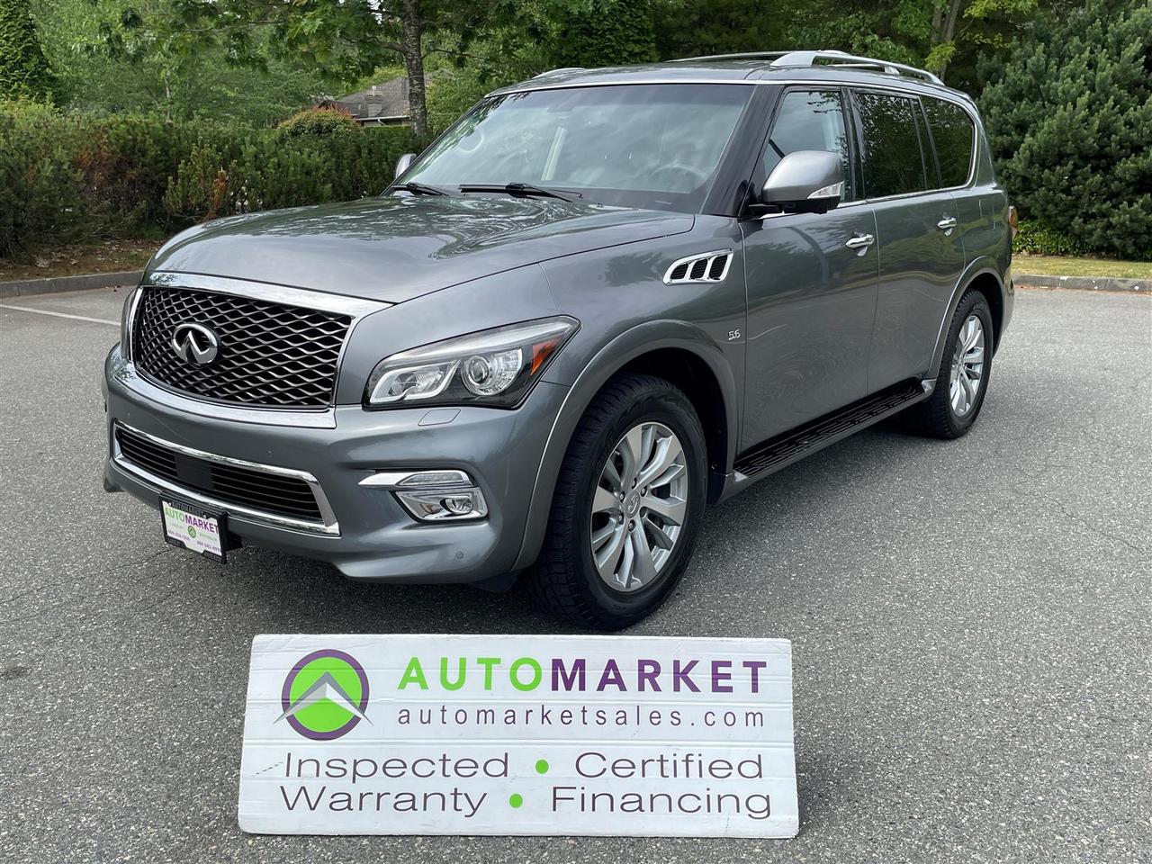 Used 2016 Infiniti QX80 Limited 4WD LOCAL, LOADED, FINANCING, WARRANTY AND INSPECTED! for sale in Surrey, BC