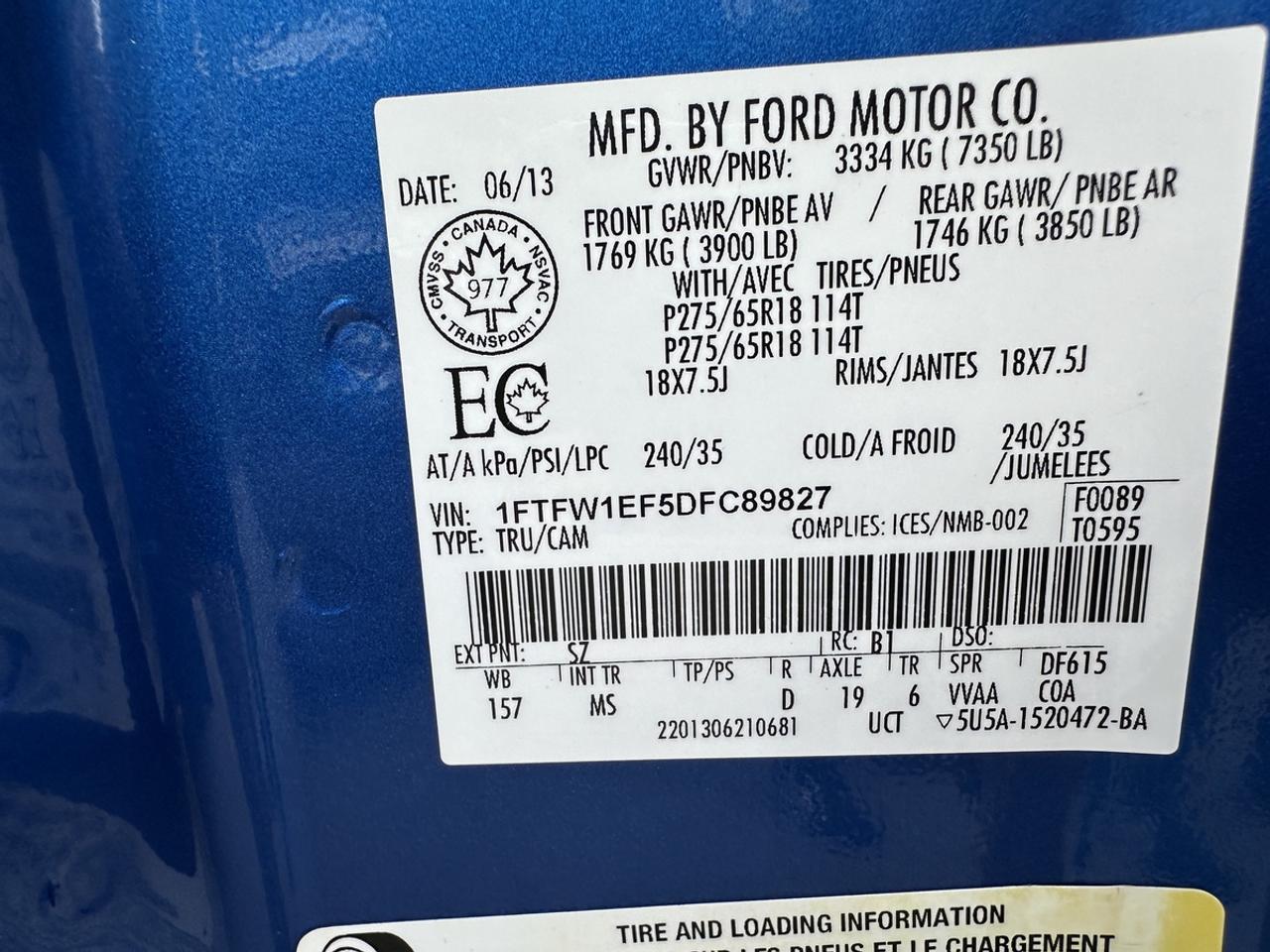 2013 Ford F-150 XTR Photo