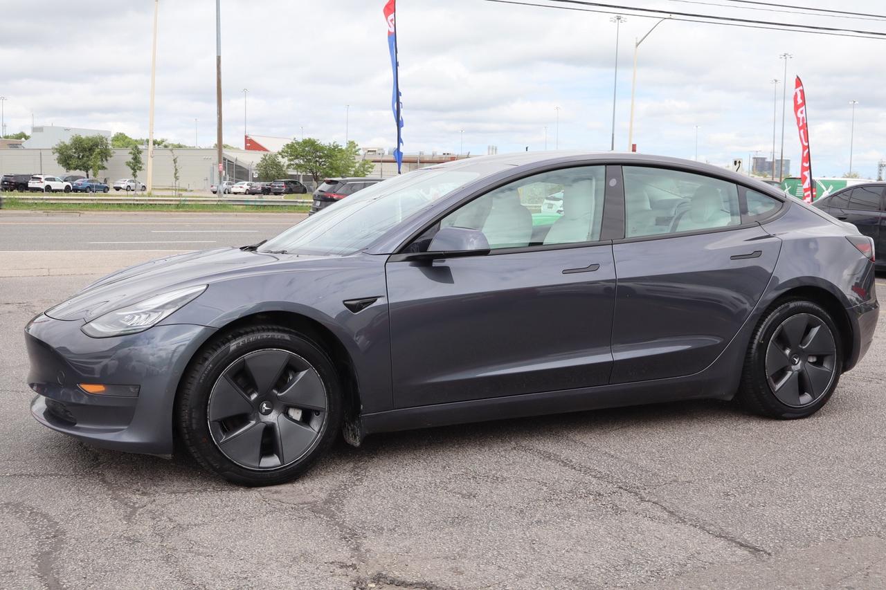 2022 Tesla Model 3 Standard Range Plus   No Accident   White Interior Photo2
