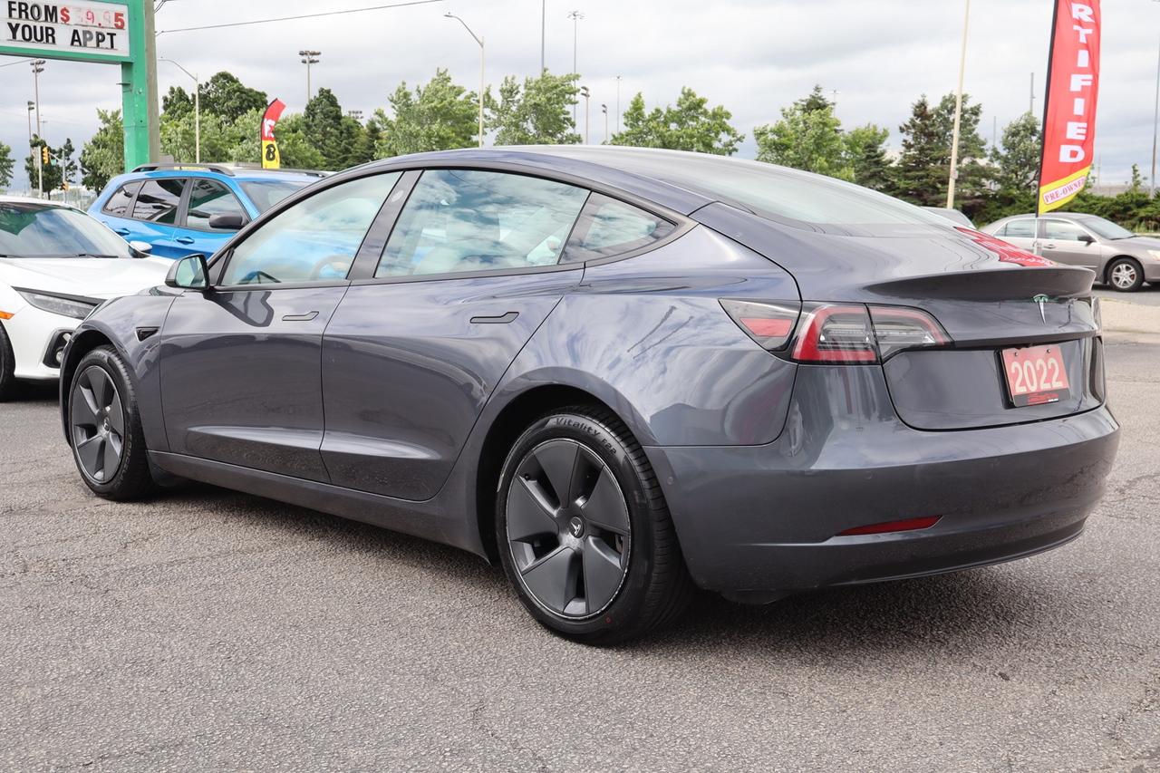 2022 Tesla Model 3 Standard Range Plus   No Accident   White Interior Photo