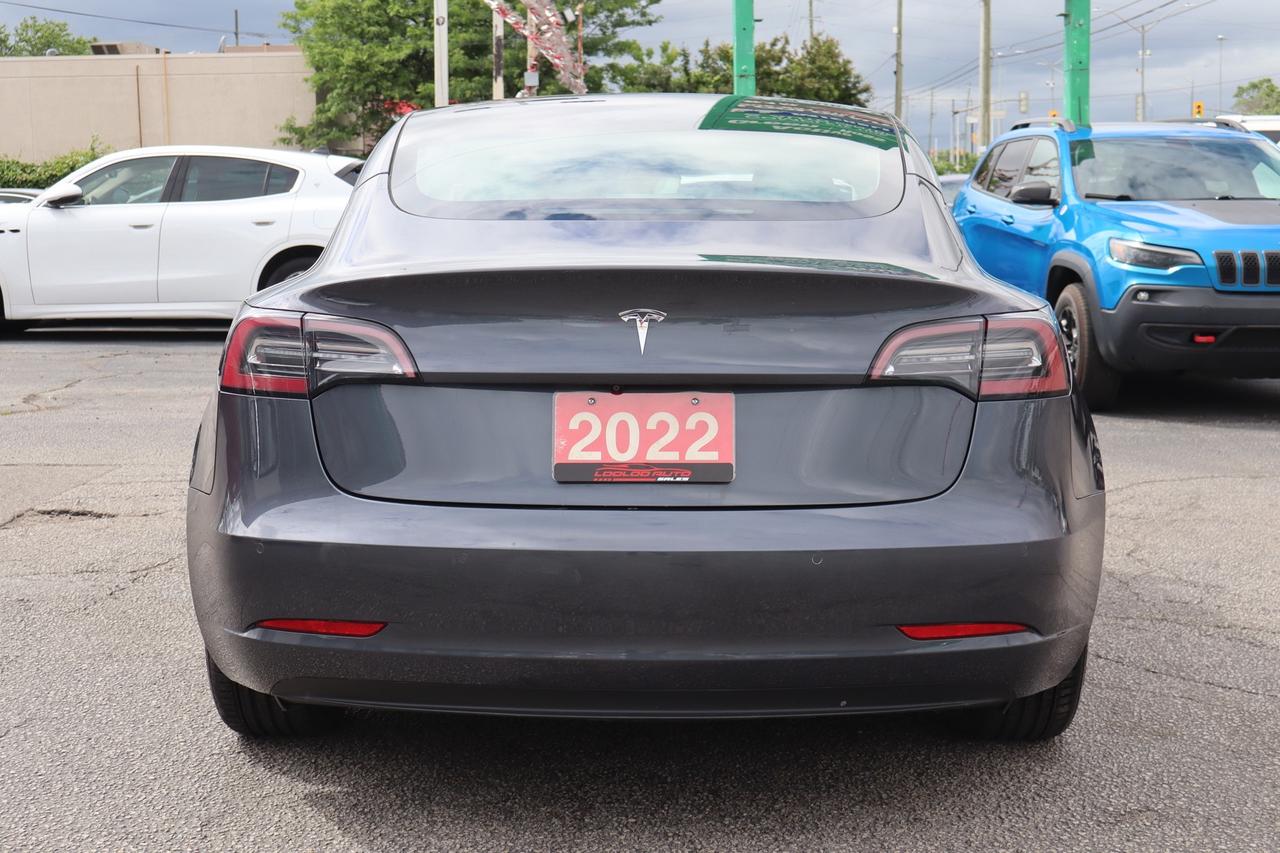 2022 Tesla Model 3 Standard Range Plus   No Accident   White Interior Photo