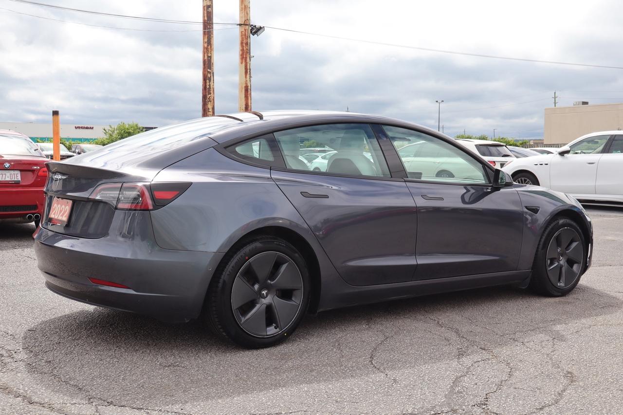 2022 Tesla Model 3 Standard Range Plus   No Accident   White Interior Photo