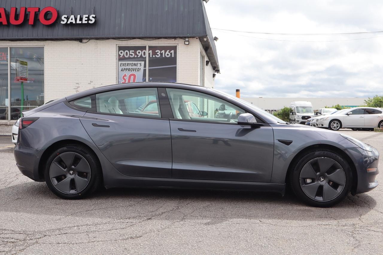 2022 Tesla Model 3 Standard Range Plus   No Accident   White Interior Photo