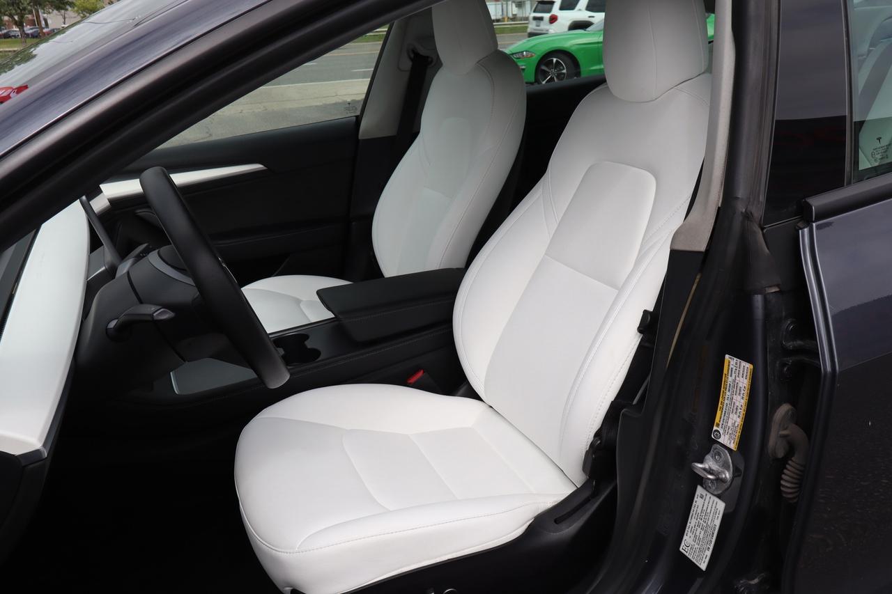 2022 Tesla Model 3 Standard Range Plus   No Accident   White Interior Photo