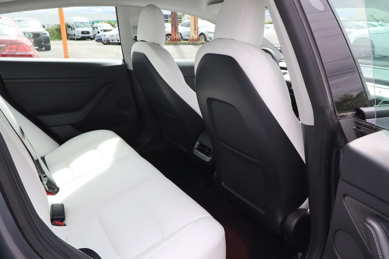 2022 Tesla Model 3 Standard Range Plus   No Accident   White Interior Photo