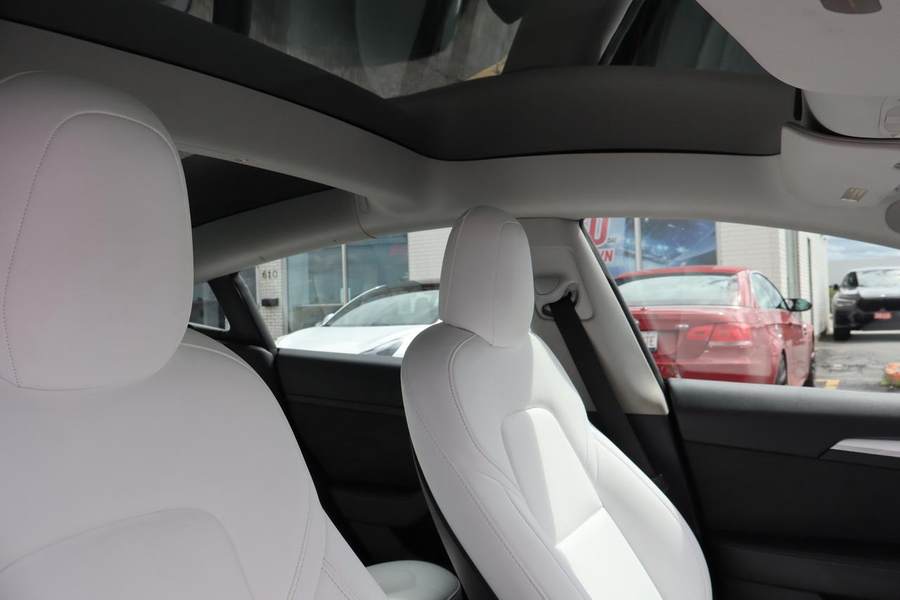 2022 Tesla Model 3 Standard Range Plus   No Accident   White Interior Photo