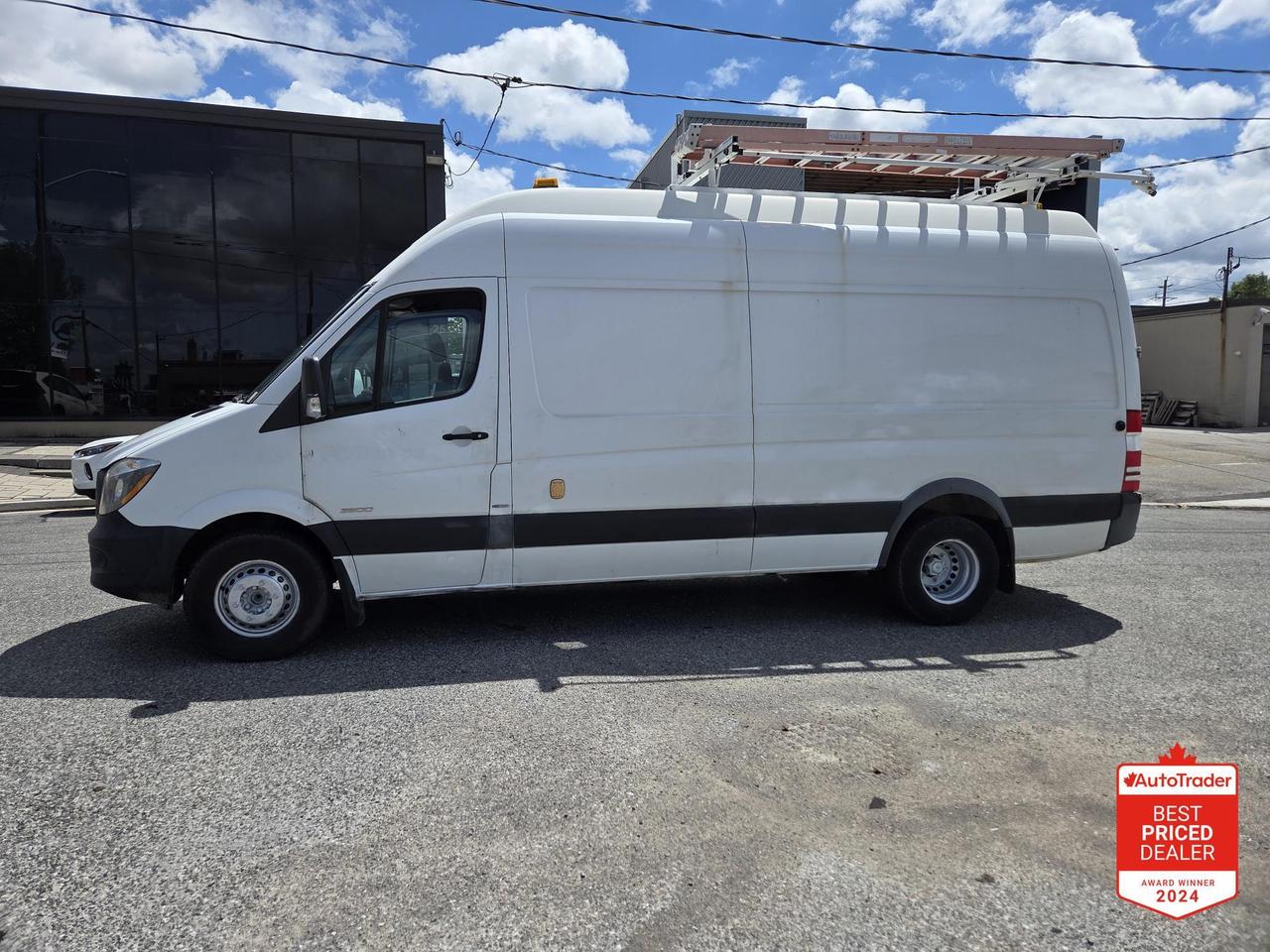 2015 Mercedes-Benz Sprinter 3500 V6 170 HIGH ROOF-DUALLY-LADDER RACKS-1 OWNER! Photo