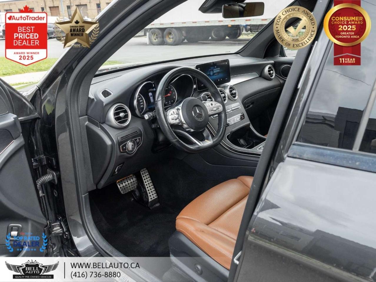 2022 Mercedes-Benz GLC 300   AMGPKG   NIGHTPKG   PRMPKG   UPGRDSRIMS   BRWN INTR   NOACCIDENT Photo