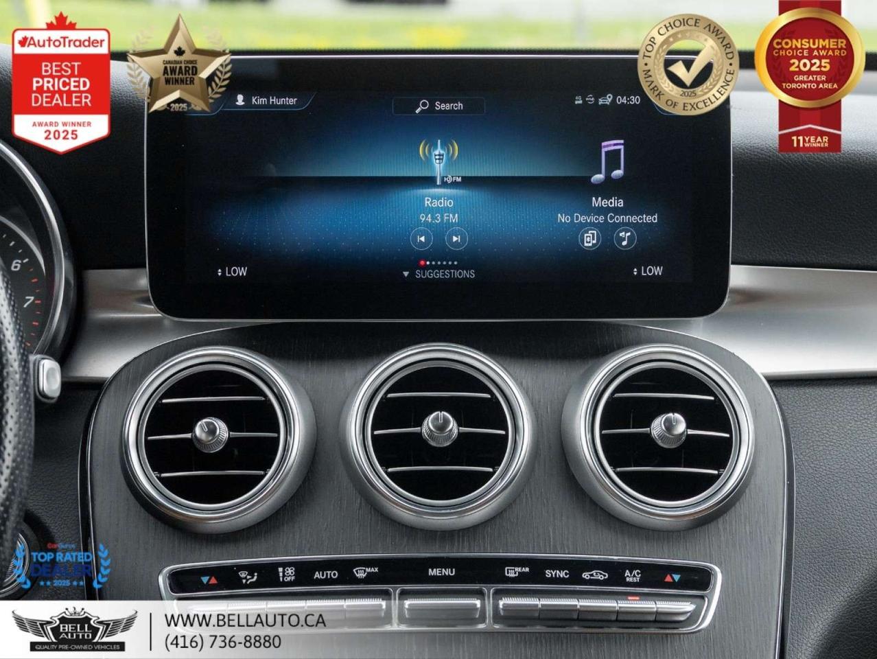2022 Mercedes-Benz GLC 300   AMGPKG   NIGHTPKG   PRMPKG   UPGRDSRIMS   BRWN INTR   NOACCIDENT Photo