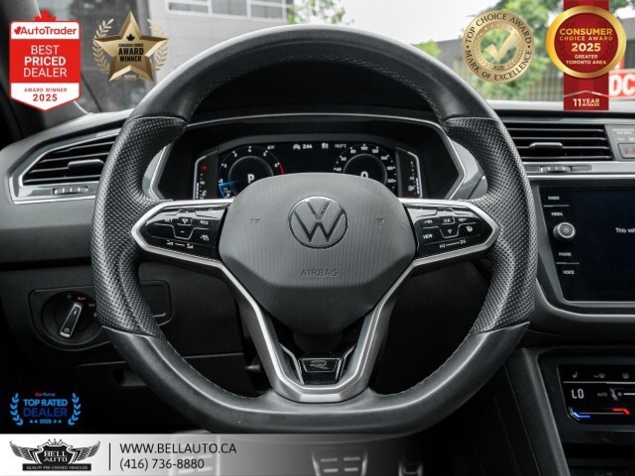 2022 Volkswagen Tiguan Comfortline R-Line Black Edition   7-PASS   PANORO Photo