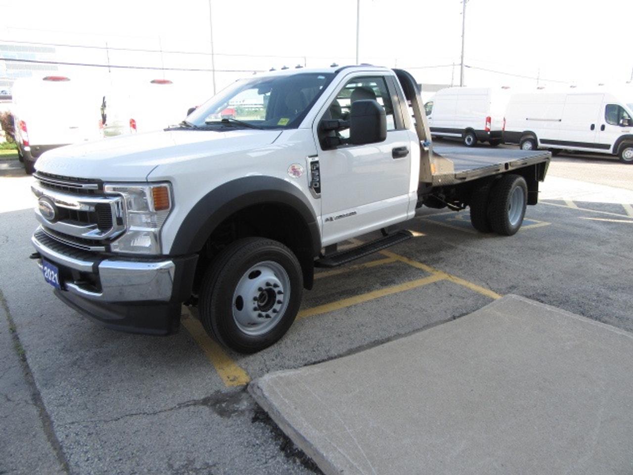 2021 Ford F-550 DIESEL REG CAB 4X4 12 FT STEEL DECK / GOOSENECK Photo