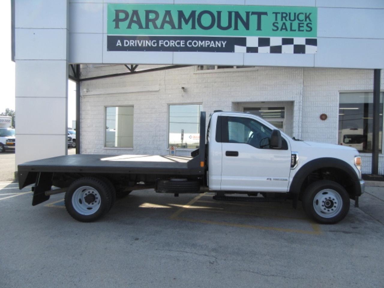 2021 Ford Super Duty F-550 DIESEL REG CAB 4X4 12 FT STEEL DECK / GOOSENECK Photo