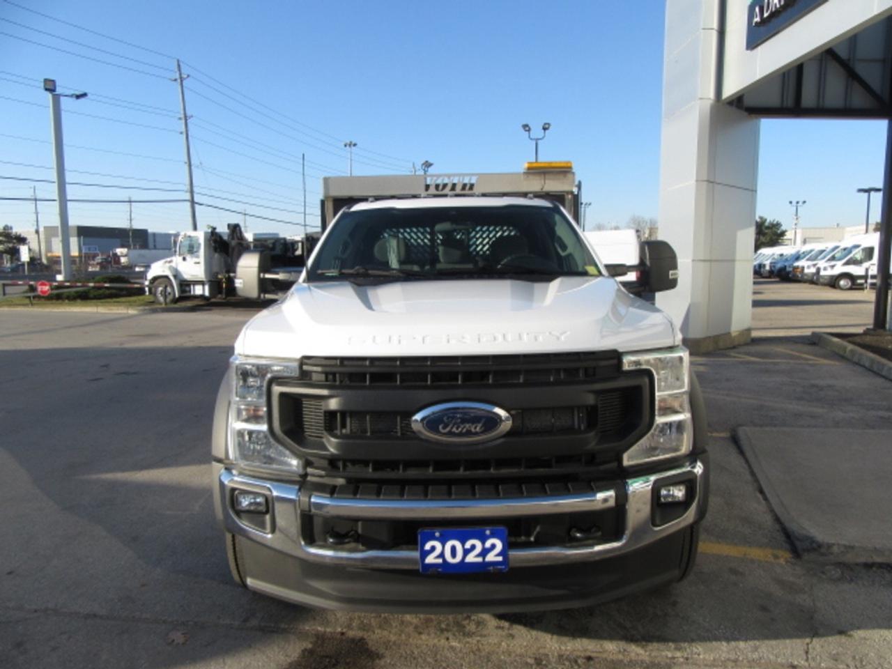 2022 Ford Super Duty F-550 DIESEL CREW CAB 4X4 WITH 12 FT STEEL DUMP BOX Photo