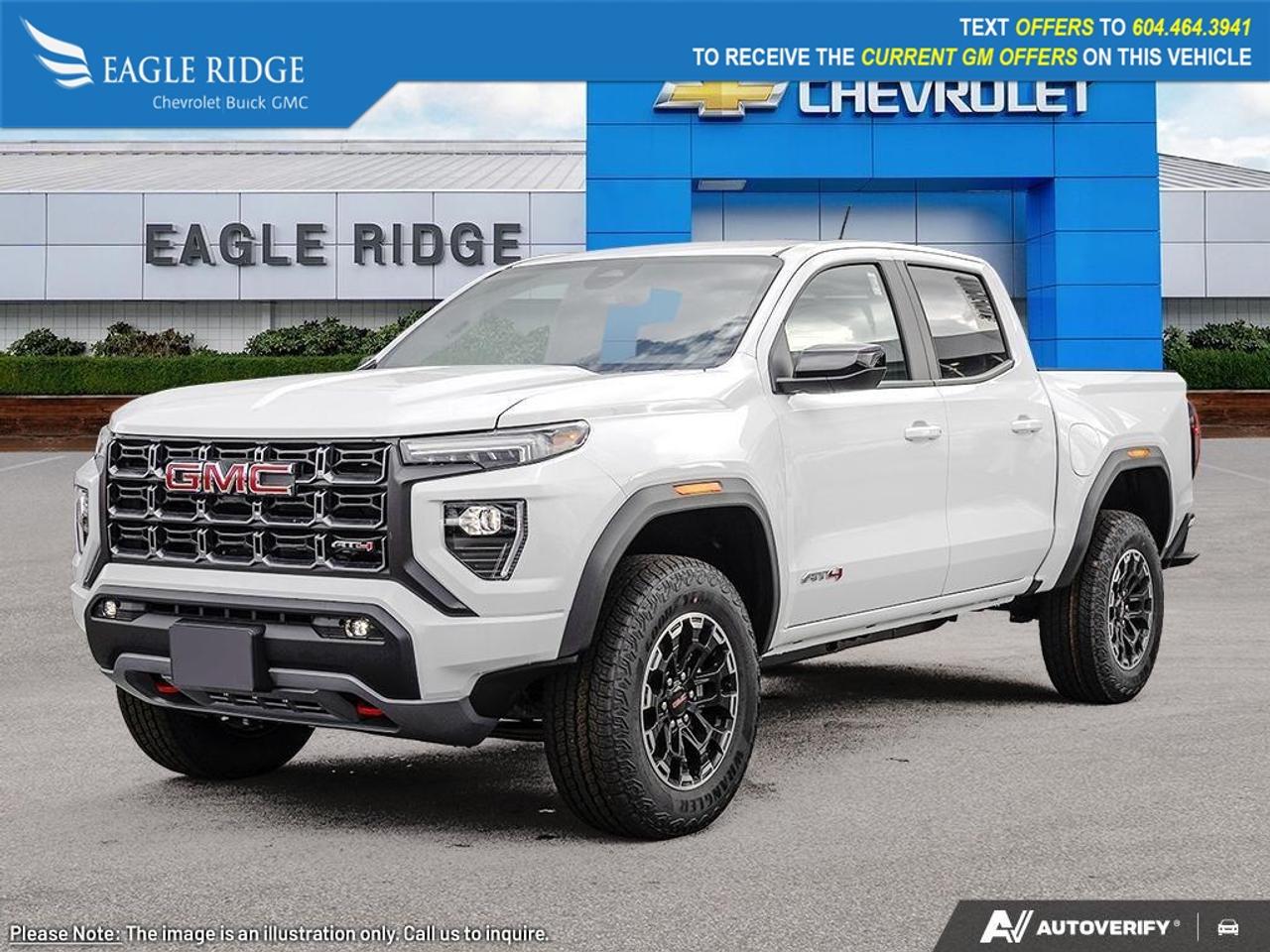 <p>2.7L TurboMax 4-Cylinder Engine, 8-Speed Automatic Transmission, Four-Wheel Drive (4WD) with Automatic Locking Rear Differential, AT4 Trim, Crew Cab, Short Box, Off-Road Suspension Package with Factory Lift, Advanced Hill Descent Control, Two-Speed Autotrac® Transfer Case, Drive Mode Selector (Normal, Terrain, Tow/Haul, Off-Road), MultiStow® Tailgate Storage System, 11.3" Diagonal GMC Infotainment Touchscreen with Wireless Apple CarPlay® and Android Auto, Class-Leading Digital Driver Information Center, Bluetooth® Connectivity, Remote Keyless Entry, Power Windows and Locks, Cloth Seating, Steering Wheel-Mounted Controls, Air Conditioning, Rear Vision Camera, 18" All-Terrain Wheels and Tires, Multiple Airbags, Anti-Lock Brakes (ABS), Traction Control.</p>