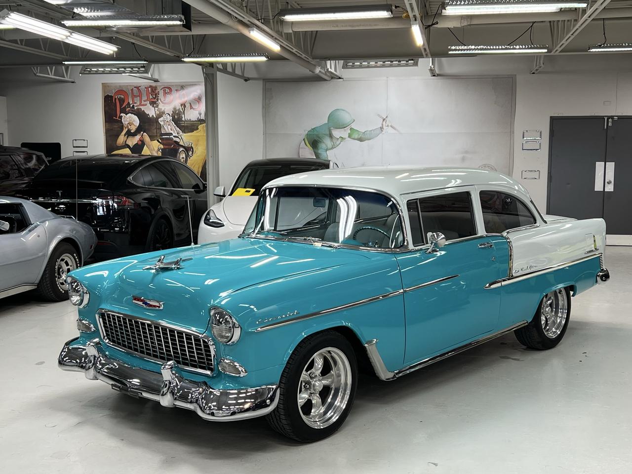 1955 Chevrolet Bel Air 2 Door Post Photo