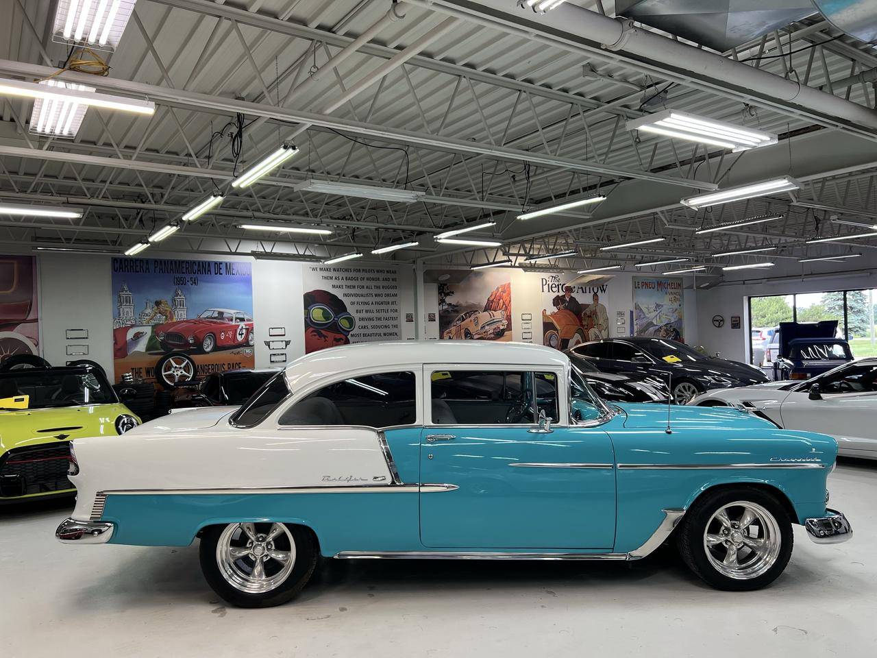 1955 Chevrolet Bel Air 2 Door Post Photo