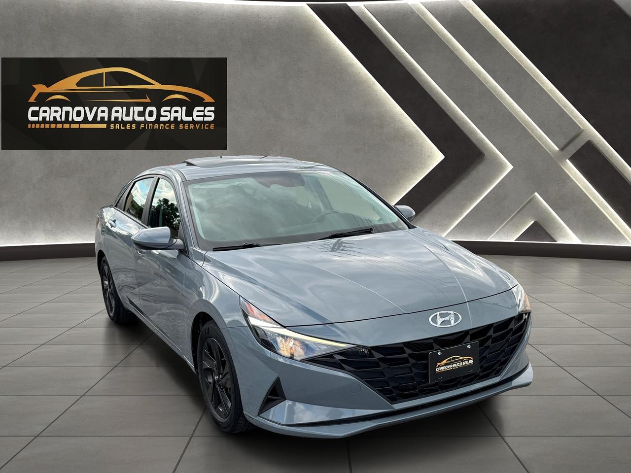 2021 Hyundai Elantra Preferred w/Sun+Tech PKG+ONE OWNER+CLEAN CARFAX Photo