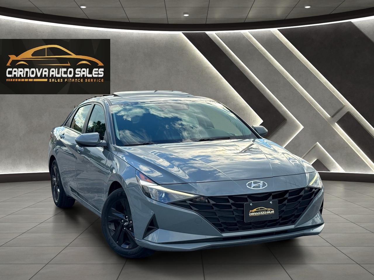 2021 Hyundai Elantra Preferred w/Sun+Tech PKG+ONE OWNER+CLEAN CARFAX Photo