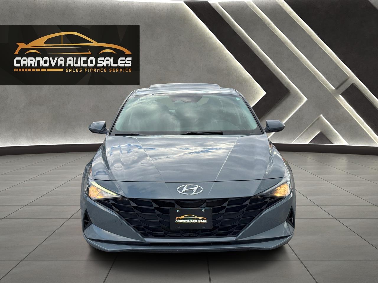 2021 Hyundai Elantra Preferred w/Sun+Tech PKG+ONE OWNER+CLEAN CARFAX Photo