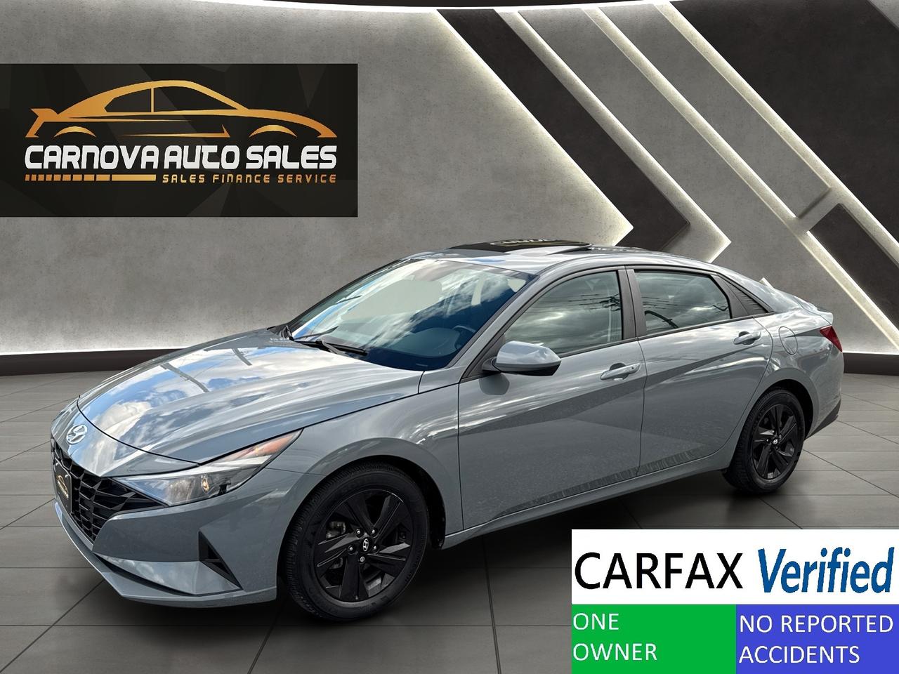 Used 2021 Hyundai Elantra Preferred w/Sun+Tech PKG+ONE OWNER+CLEAN CARFAX for sale in Windsor, ON