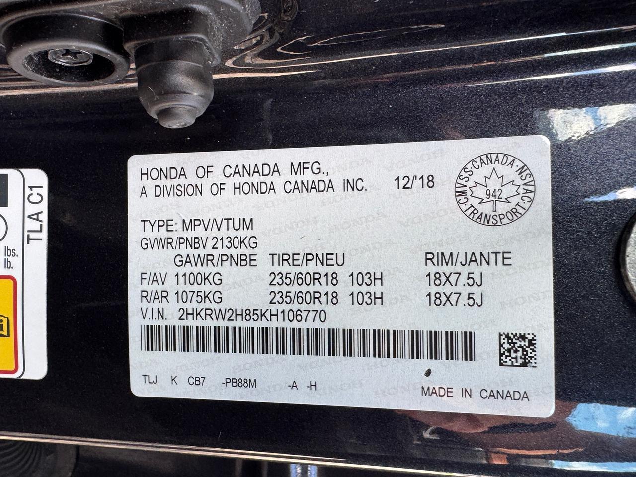 2019 Honda CR-V EX-L+Service Records+CLEAN CARFAX Photo