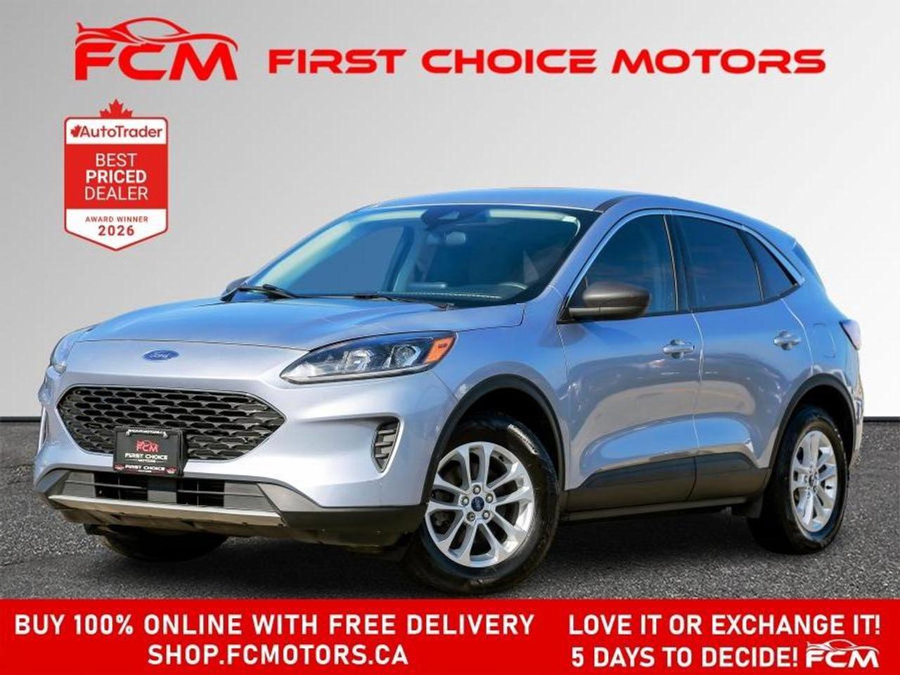 ** ** SPECIAL LIMITED TIME OFFER ** ** PURCHASE ANY VEHICLE THIS WEEK AND RECEIVE 4 BRAND-NEW ALL-SEASON TIRES AT NO ADDITIONAL COST!!! DON   T MISS THIS EXCLUSIVE CHANCE TO UPGRADE YOUR RIDE AND STAY PREPARED FOR ANY WEATHER!!! <br><br>EXCITING NEWS FROM FIRST CHOICE MOTORS! Our brand-new online showroom is now open to the public, bringing the ultimate car shopping experience right to your fingertips! Enjoy a 100% online car shopping experience, with over 500 certified vehicles in stock, comprehensive protection plans, and thousands of new auto parts & accessories available! Plus, for a limited time, were offering FREE deliveries across Ontario on all vehicle purchases! Dont miss out   visit Shop.fcmotors.ca to find and upgrade your perfect vehicle today!<br><br>Welcome to First Choice Motors, the largest car dealership in Toronto of pre-owned cars, SUVs, and vans priced between $5000-$15,000. With an impressive inventory of over 300 vehicles in stock, we are dedicated to providing our customers with a vast selection of affordable and reliable options. <br><br>Were thrilled to offer a used 2022 Ford Escape SE, silver color with 195,000km (STK#10074) This vehicle was $15990 NOW ON SALE FOR $14990. It is equipped with the following features:<br>- Automatic Transmission<br>- Heated seats<br>- Navigation<br>- All wheel drive<br>- Bluetooth<br>- Reverse camera<br>- Alloy wheels<br>- Power windows<br>- Power locks<br>- Power mirrors<br>- Air Conditioning<br><br>At First Choice Motors, we believe in providing quality vehicles that our customers can depend on. All our vehicles come with a 36-day guarantee on all safety related items. We also offer additional warranty options up to 5 years for our customers who want extra peace of mind.<br><br>Furthermore, all our vehicles are sold fully certified with brand new brakes rotors and pads, a fresh oil change, and brand new set of all-season tires installed & balanced. You can be confident that this car is in excellent condition and ready to hit the road.<br><br>At First Choice Motors, we believe that everyone deserves a chance to own a reliable and affordable vehicle. Thats why we offer financing options with low interest rates starting at 7.9% O.A.C. Were proud to approve all customers, including those with bad credit, no credit, students, and even 9 socials. Our finance team is dedicated to finding the best financing option for you and making the car buying process as smooth and stress-free as possible.<br><br>Our dealership is open 7 days a week to provide you with the best customer service possible. We carry the largest selection of used vehicles for sale under $9990 in all of Ontario. We stock over 300 cars, mostly Hyundai, Chevrolet, Mazda, Honda, Volkswagen, Toyota, Ford, Dodge, Kia, Mitsubishi, Acura, Lexus, and more. With our ongoing sale, you can find your dream car at a price you can afford. Come visit us today and experience why we are the best choice for your next used car purchase!<br><br>All prices include $22.00 OMVIC Fee.  Excludes, license plates, ownership registration and ONTARIO HST (13%)<br>*No Credit Card payments can be accepted for Vehicle Purchases*