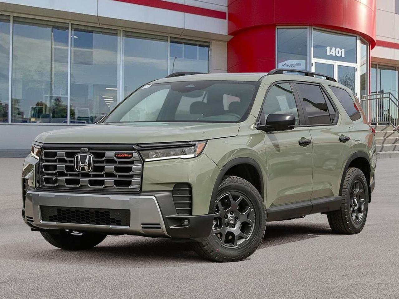 The 2026 Honda Pilot TrailSport is built for those who want a capable, go-anywhere SUV without sacrificing comfort or technology. With all-terrain tires, a rugged AWD system with dedicated trail and sand drive modes, and a full suite of intelligent safety and driver-assist features, this Pilot TrailSport is ready for weekend adventures and daily commutes alike  straight off the lot with only 19 km.

- All-Terrain Tires (P265/60R18) paired with Automatic Full-Time AWD and specialized drive modes including Trail, Sand, Snow, and Towing
- Class III Tow Hitch included  ready to haul your gear from day one
- 10-Speed Automatic Transmission with paddle shifters and Shift-by-Wire technology
- Adaptive Cruise Control with Low-Speed Follow and Traffic Jam Assist for stress-free highway driving
- Aerial View Camera System plus Front and Rear Parking Sensors for confident maneuvering
- Heated Leather Steering Wheel, panoramic sunroof, and Google Maps Integrated Navigation with Voice Activation
- Comprehensive safety suite: Blind Spot Information System, Collision Mitigation-Front, Driver Monitoring Alert, and full-row curtain airbags
- Wi-Fi Hotspot Capability with complimentary AT&T/Bell Mobility trial  keep the whole family connected on every trip

Visit us at Birchwood Honda Regent or explore this TrailSport online at www.hondaonregent.ca. Reserve it, start your purchase, or book a test drive today  our team is ready to help you take the next step.
This  vehicle pricing reflects A/C ($100) and tire ($20) taxes, any installed dealer installed accessories, and our Guardian Plus Protection Package ($1499).
All vehicles come with a high value Protection Package completed and registered once the vehicle arrives in Winnipeg:

 
Paintless Dent Repair: Say goodbye to pesky dents and dings! Our paintless dent repair service fixes minor imperfections without the need for repainting, preserving your vehicles original shine. Quick and hassle-free, its the perfect solution to keep your car looking brand new!

Key/Remote Replacement: Dont let a lost or broken key fob stress you out! Our warranty now covers third-party key fobs and includes easy reprogramming, ensuring youre always ready to hit the road.

Cosmetic Wheel Coverage: Keep your wheels looking sharp! Our cosmetic wheel coverage takes care of any damage, so you can drive with confidence and style.

Paint Protection: Maintain that showroom shine effortlessly! Our premium paint protection keeps your vehicle looking immaculate, eliminating the need for constant waxing.
Dealer permit #9387