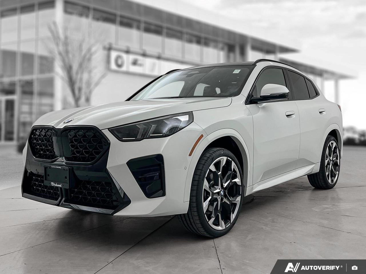 The 2026 BMW X2 xDrive28i is a sharp, driver-focused compact SUV that blends athletic styling with genuine everyday versatility. This particular example stands out with the M Sport Package, Premium Enhanced Package, and Black Exterior Contents  giving it an aggressive, blacked-out aesthetic paired with elevated interior refinement right from the factory. With only 90 km on the odometer, its essentially brand new and ready to go.

Key Highlights:
- M Sport Package with Black Exterior Contents and Gloss Black Window Surround for a distinct, sport-forward look
- Premium Enhanced Package adding elevated comfort and technology features above the base trim
- Gloss Black Roof Rails and blacked-out exterior trim for a cohesive, purposeful appearance
- Wireless Apple CarPlay and Android Auto with integrated navigation and voice activation
- Heated front seats and dual-zone automatic climate control for year-round comfort
- Power front seats with driver memory settings and perforated Veganza upholstery
- AWD with 2.0L TwinPower Turbo engine and 7-speed dual-clutch transmission for confident, responsive performance
- Comprehensive safety suite including Blind Spot Detection, Rear Cross-Traffic Alert, Front Collision Mitigation, and Park Distance Control front and rear

Ready to experience it for yourself? Visit Birchwood BMW online at www.birchwoodbmw.ca to reserve this vehicle, start your purchase, or book a test drive. Our team is here to answer any questions and make the process as straightforward as possible.
At Birchwood BMW we know that experience is everything - thats why weve been voted #1 BMW Store in Canada for Customer Satisfaction for the past 3 years.  

Visit us today and see for yourself why were the top-rated luxury dealer in Manitoba on Google. Book your appointment at 204-452-7799. Dealer Permit #9740
Dealer permit #9740