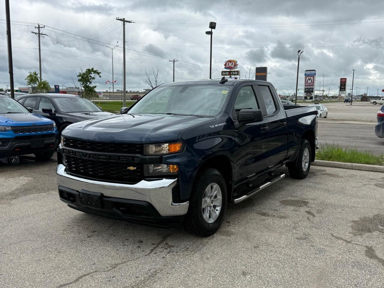 Used 2021 Chevrolet Silverado 1500 Double Cab Standard Box 4-Wheel Drive Work Truck for sale in Steinbach, MB