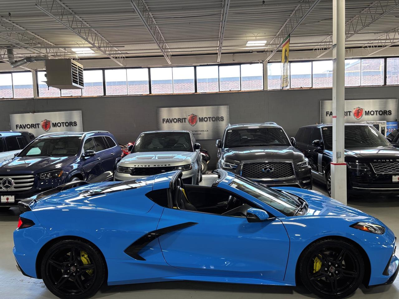 2022 Chevrolet Corvette Stingray|1LT|NAV|TARGAROOF|BOSE|ZMODE|RAPIDBLUE|++ Photo