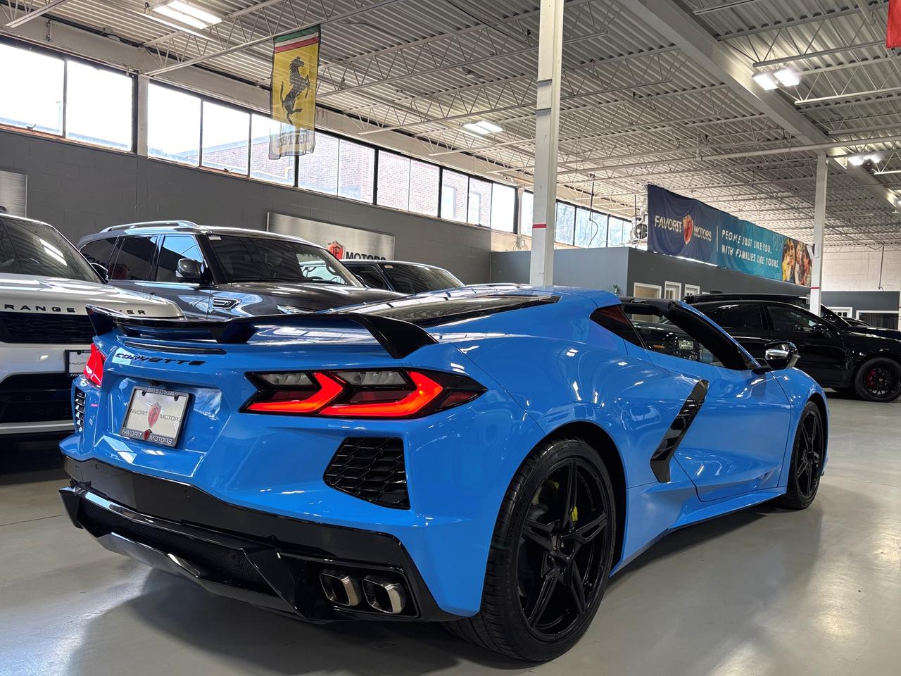2022 Chevrolet Corvette Stingray|1LT|NAV|TARGAROOF|BOSE|ZMODE|RAPIDBLUE|++ Photo